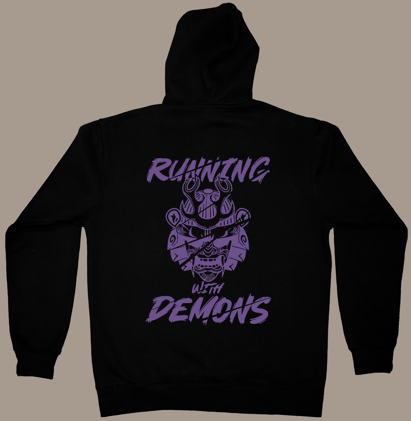 Running With Demons - Black/Purple