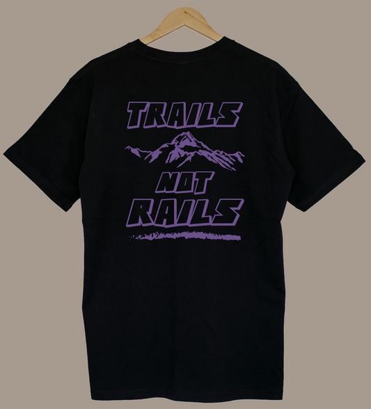 Trails Not Rails - Black/Purple