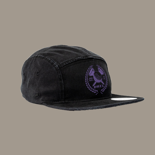 Golf Emblem - Black/Purple