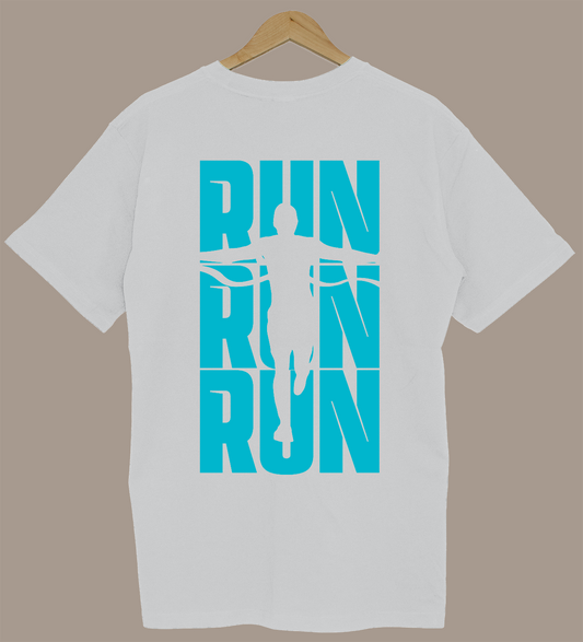 Run Run Run - White/Ocean