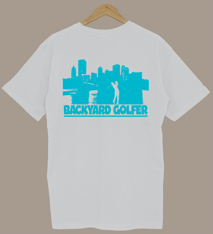 Backyard Golfer - White/Ocean