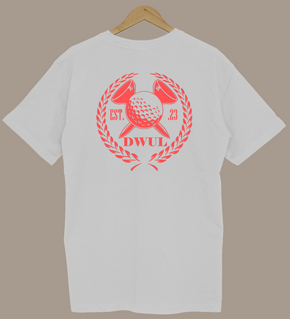 Golf Emblem - White/Red
