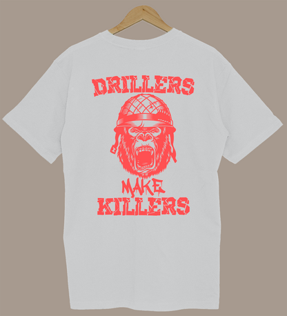 Drillers Make Killers - White/Red